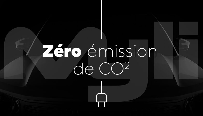 zéro émission de CO2 voiture électrique Myli